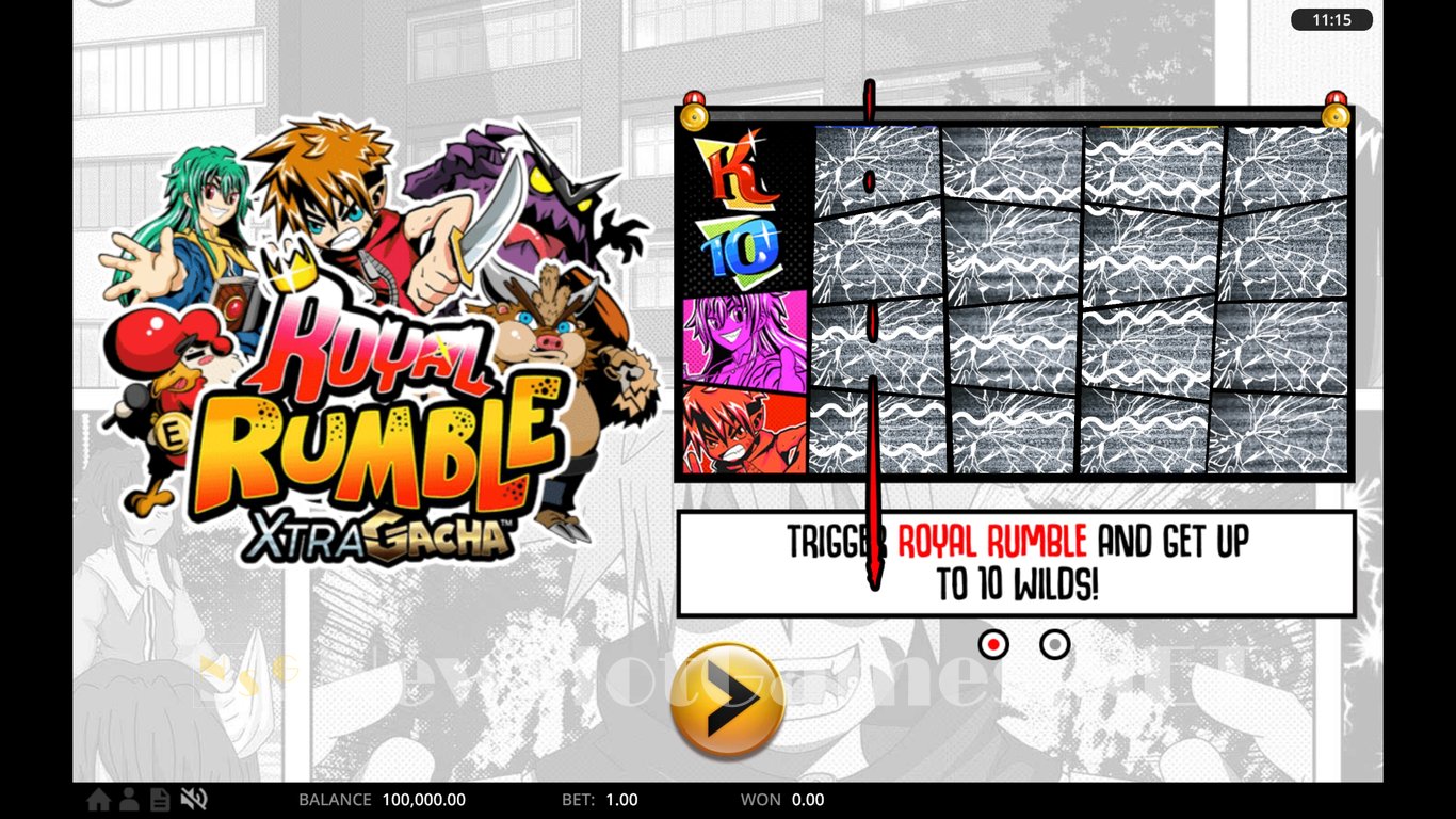 Royal Rumble XtraGacha™ Slot Demo Image