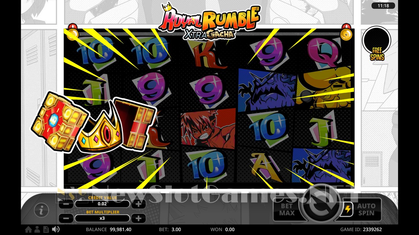 Royal Rumble XtraGacha™ Slot Slot Image in Demo - pic. 13