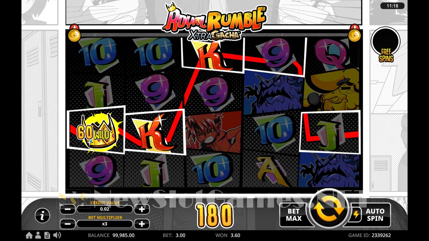 Royal Rumble XtraGacha™ Slot Slot Image in Demo - pic. 14