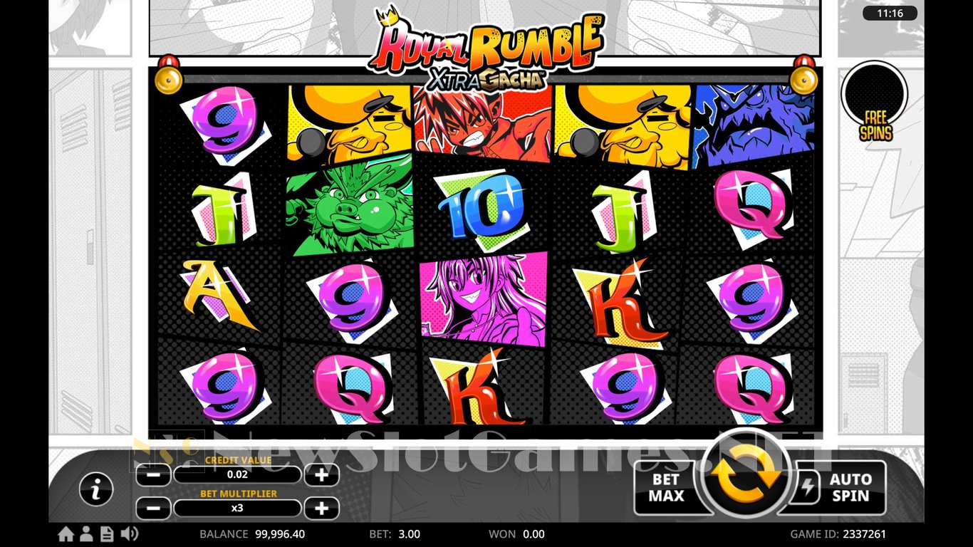 Royal Rumble XtraGacha™ Slot Slot Image in Demo - pic. 2
