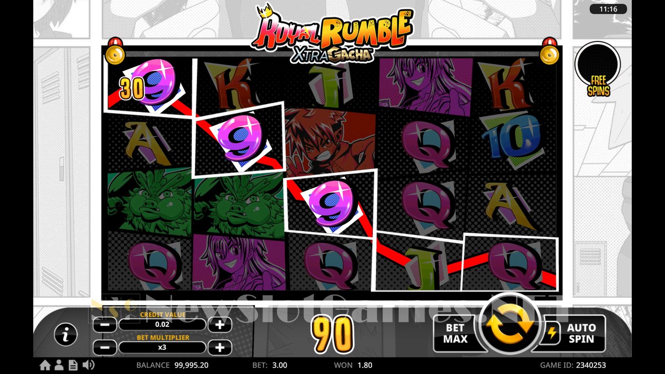 Royal Rumble XtraGacha™ Slot Slot Image in Demo - pic. 3