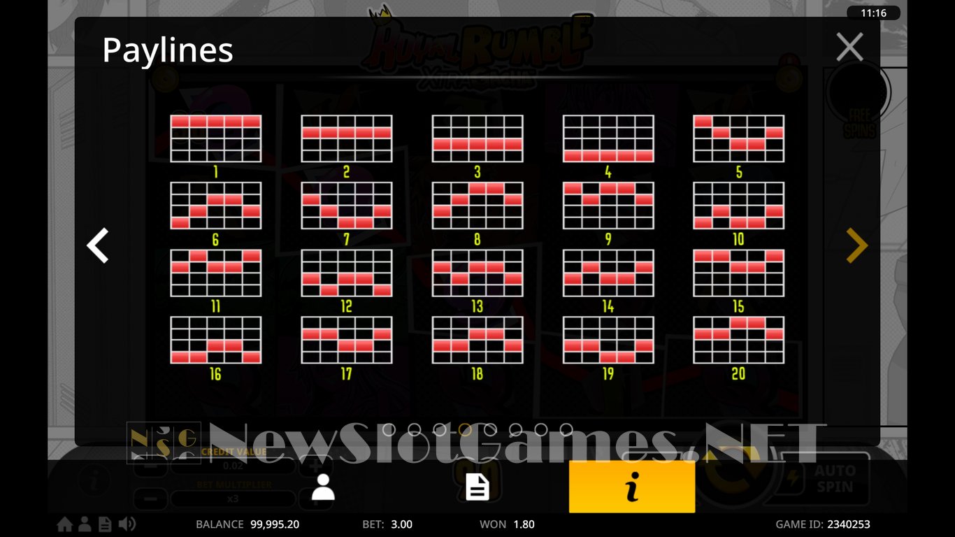 Royal Rumble XtraGacha™ Slot Slot Image in Demo - pic. 7
