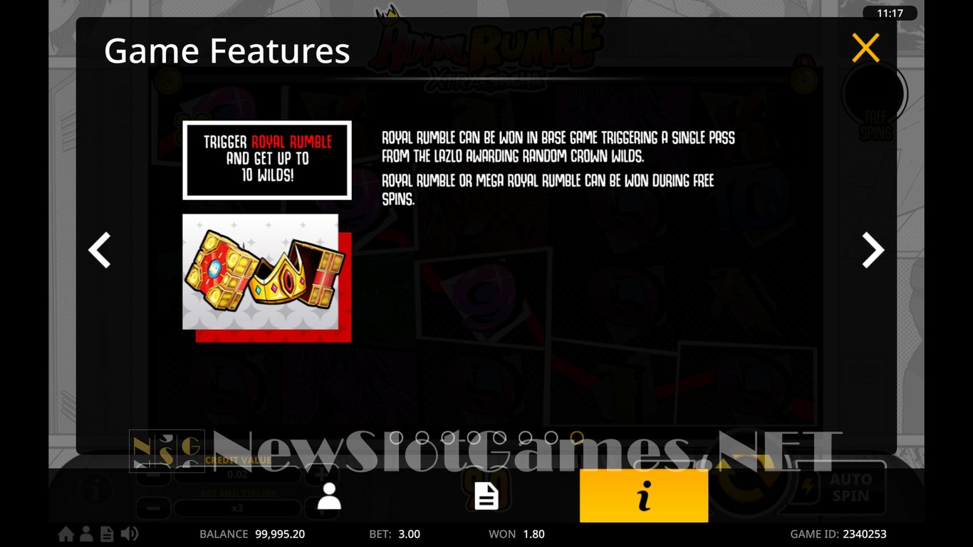 Royal Rumble XtraGacha™ Slot Slot Image in Demo - pic. 9