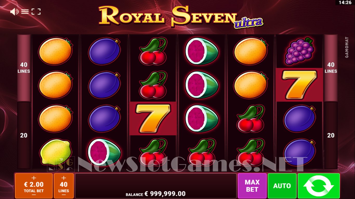 Royal Seven Ultra Slot Demo Image