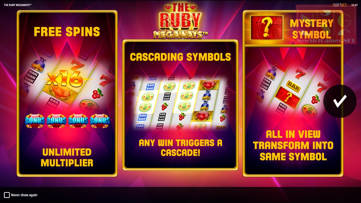 The Ruby Megaways Slot Demo Image
