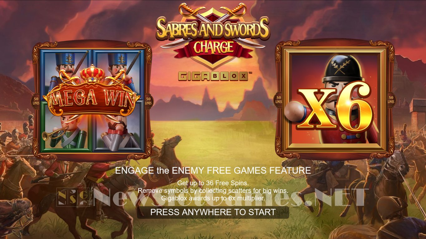 Sabres and Swords Charge Slot Demo Image