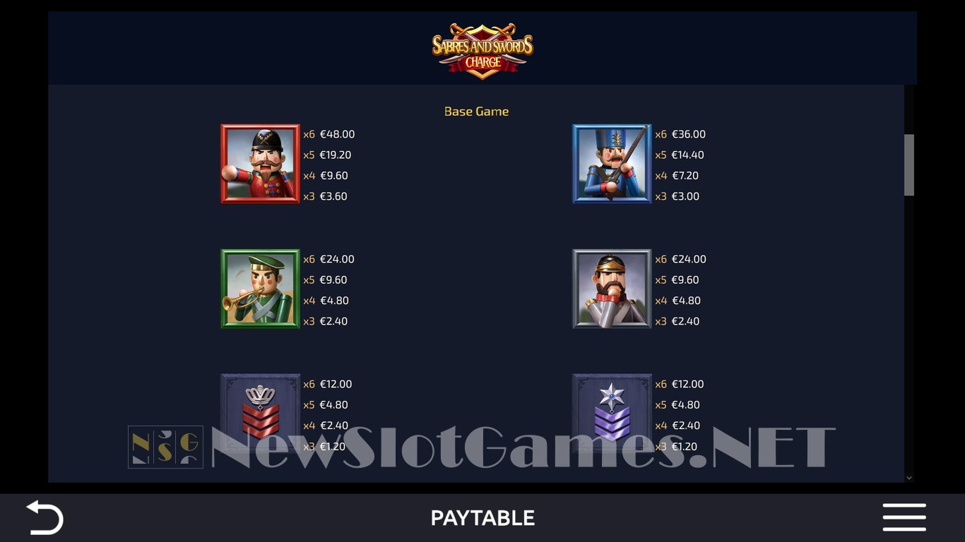 Sabres and Swords Charge Slot Slot Image in Demo - pic. 3