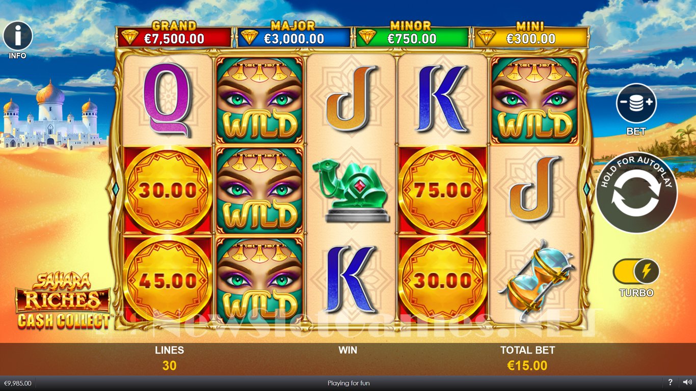 Sahara Riches Cash Collect Slot Slot Image in Demo - pic. 2