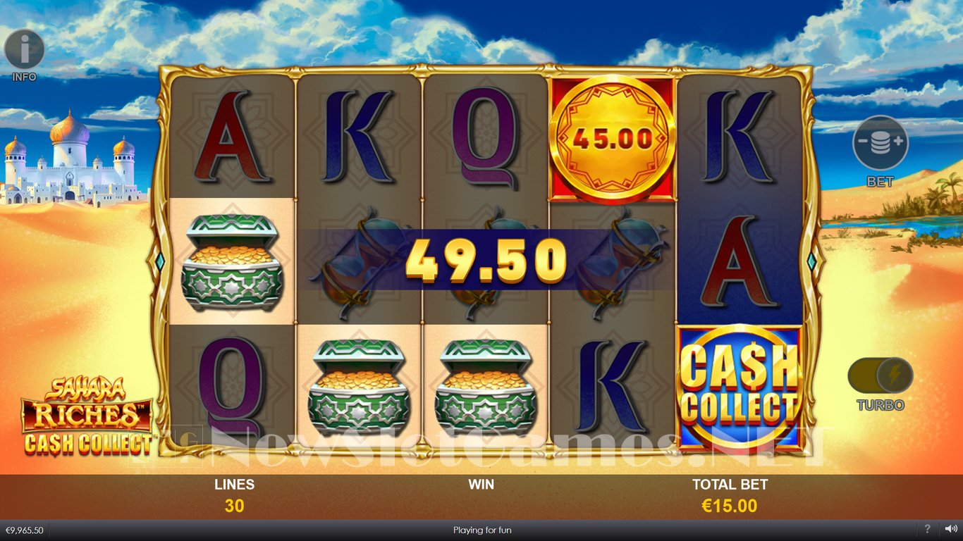 Sahara Riches Cash Collect Slot Slot Image in Demo - pic. 3