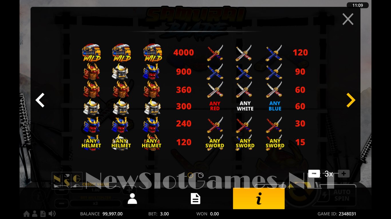 Samurai Blade Slot Slot Image in Demo - pic. 4
