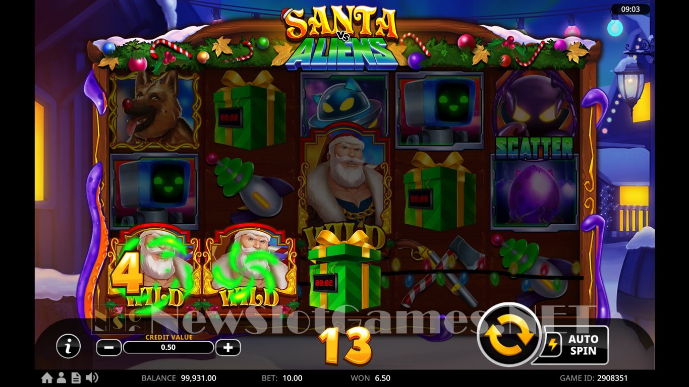 Santa vs Aliens Slot Slot Image in Demo - pic. 10