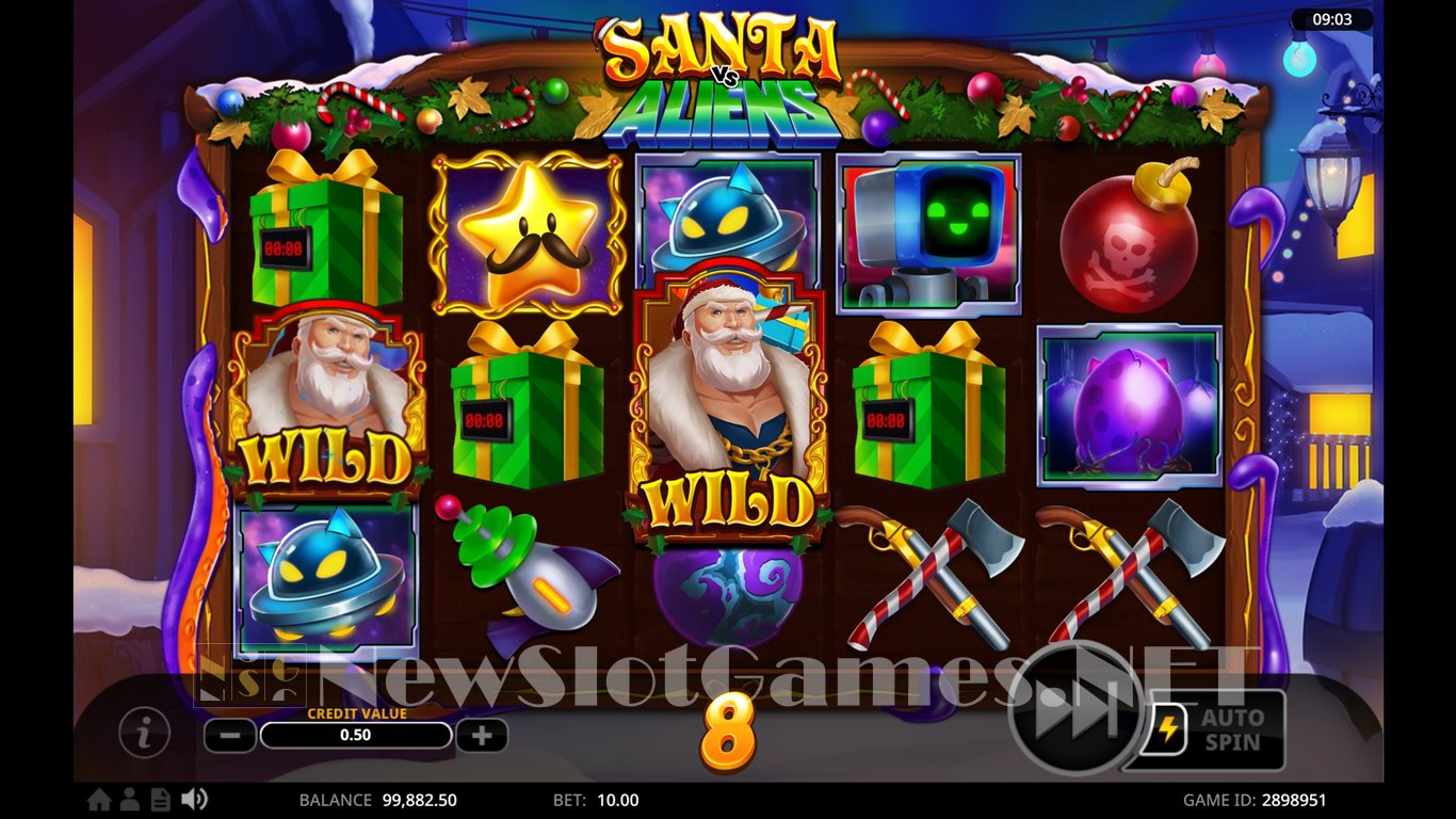 Santa vs Aliens Slot Slot Image in Demo - pic. 11