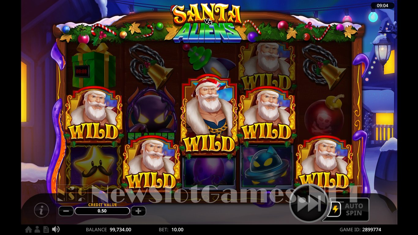 Santa vs Aliens Slot Slot Image in Demo - pic. 13
