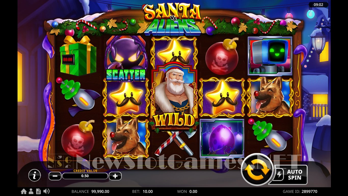 Santa vs Aliens Slot Slot Image in Demo - pic. 2