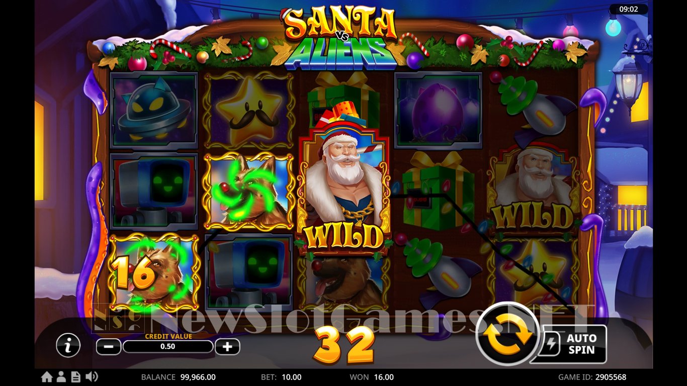 Santa vs Aliens Slot Slot Image in Demo - pic. 3