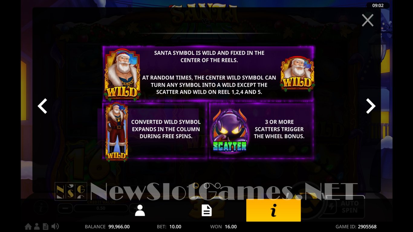 Santa vs Aliens Slot Slot Image in Demo - pic. 4
