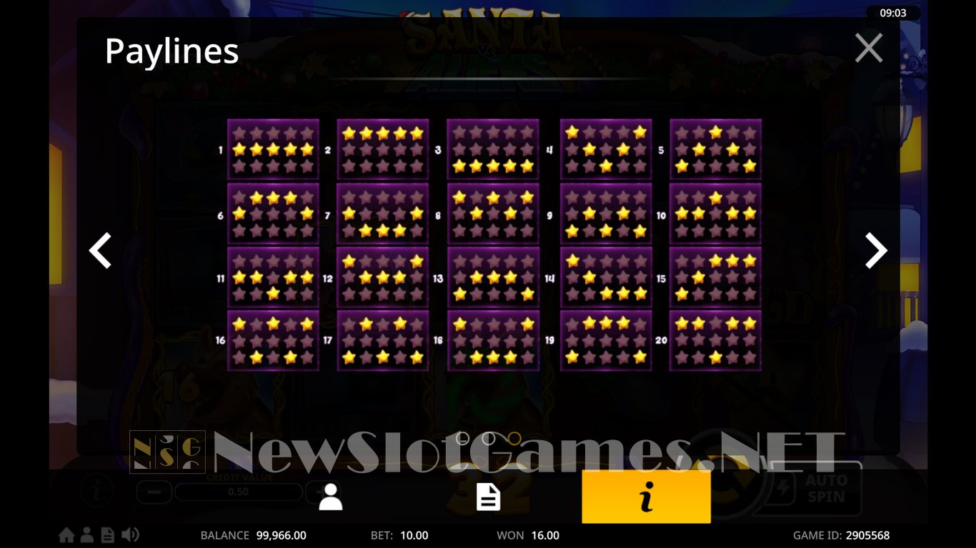 Santa vs Aliens Slot Slot Image in Demo - pic. 6