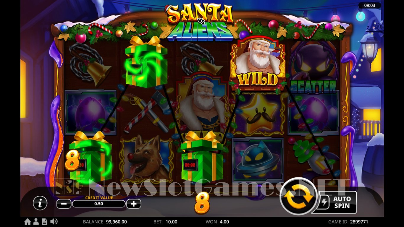 Santa vs Aliens Slot Slot Image in Demo - pic. 7