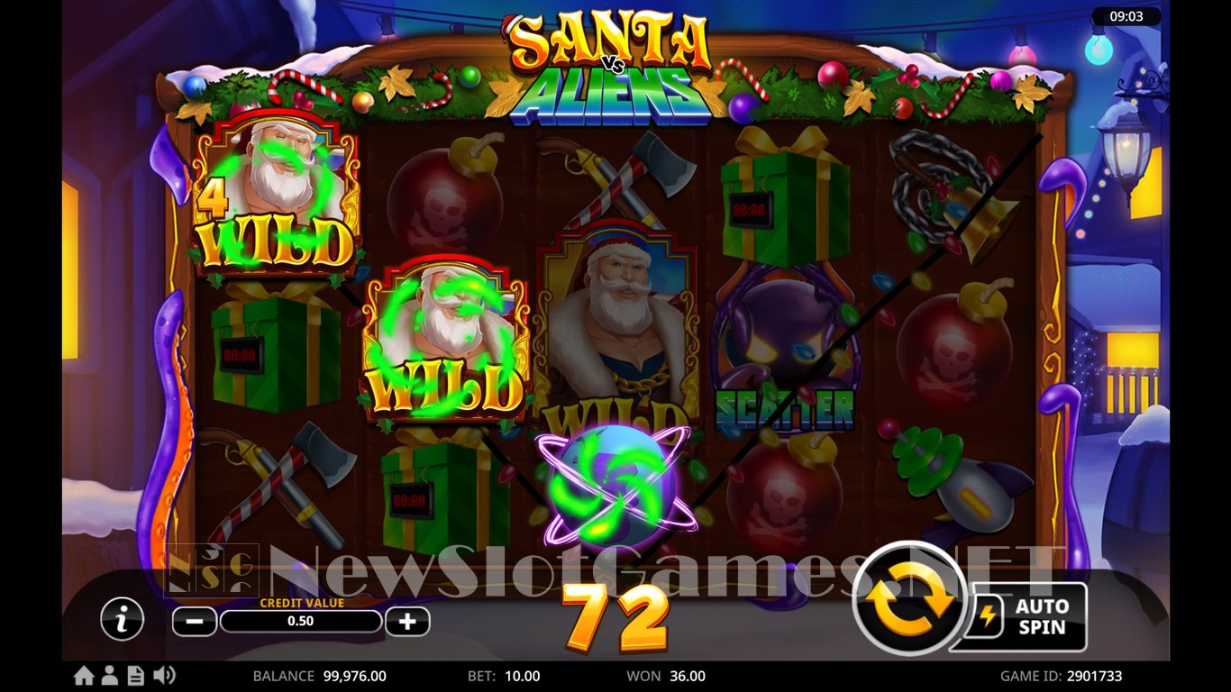 Santa vs Aliens Slot Slot Image in Demo - pic. 8