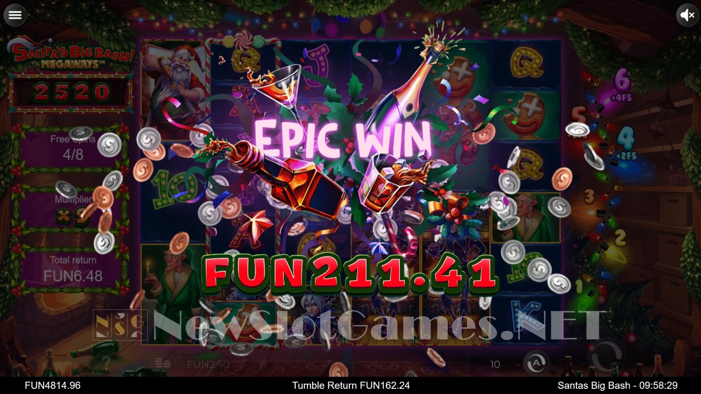 Santas Big Bash Megaways Slot Slot Image in Demo - pic. 13