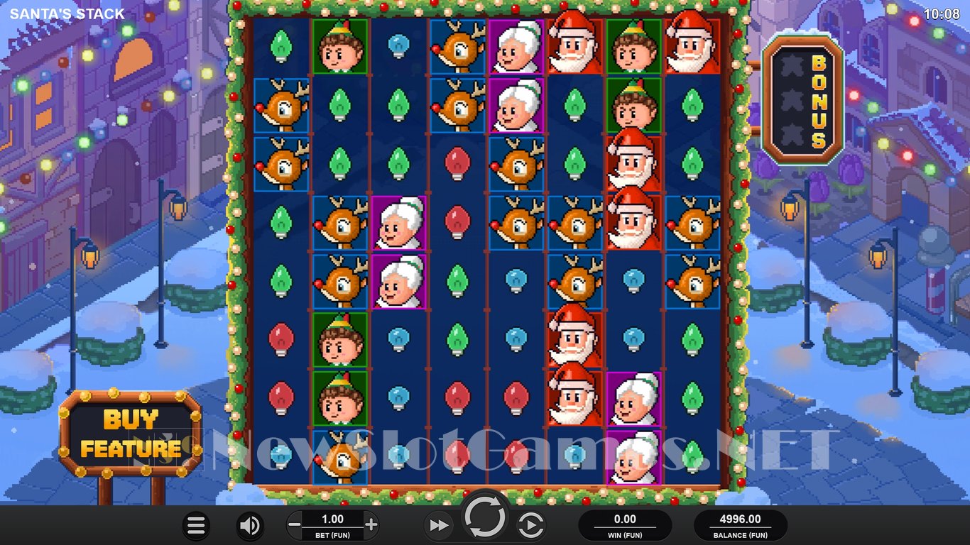 Santas Stack Slot Demo Image