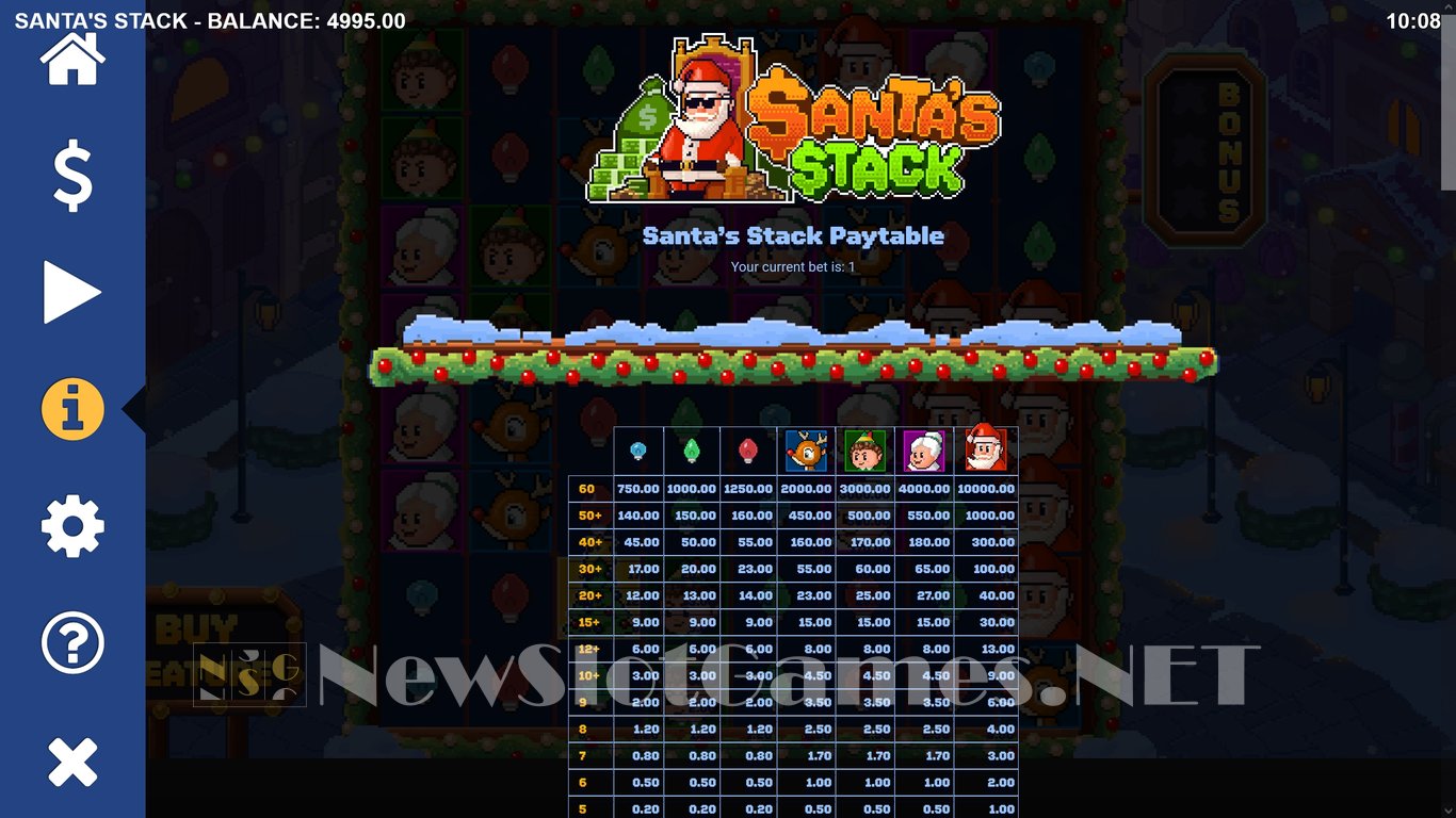 Santas Stack Slot Slot Image in Demo - pic. 3