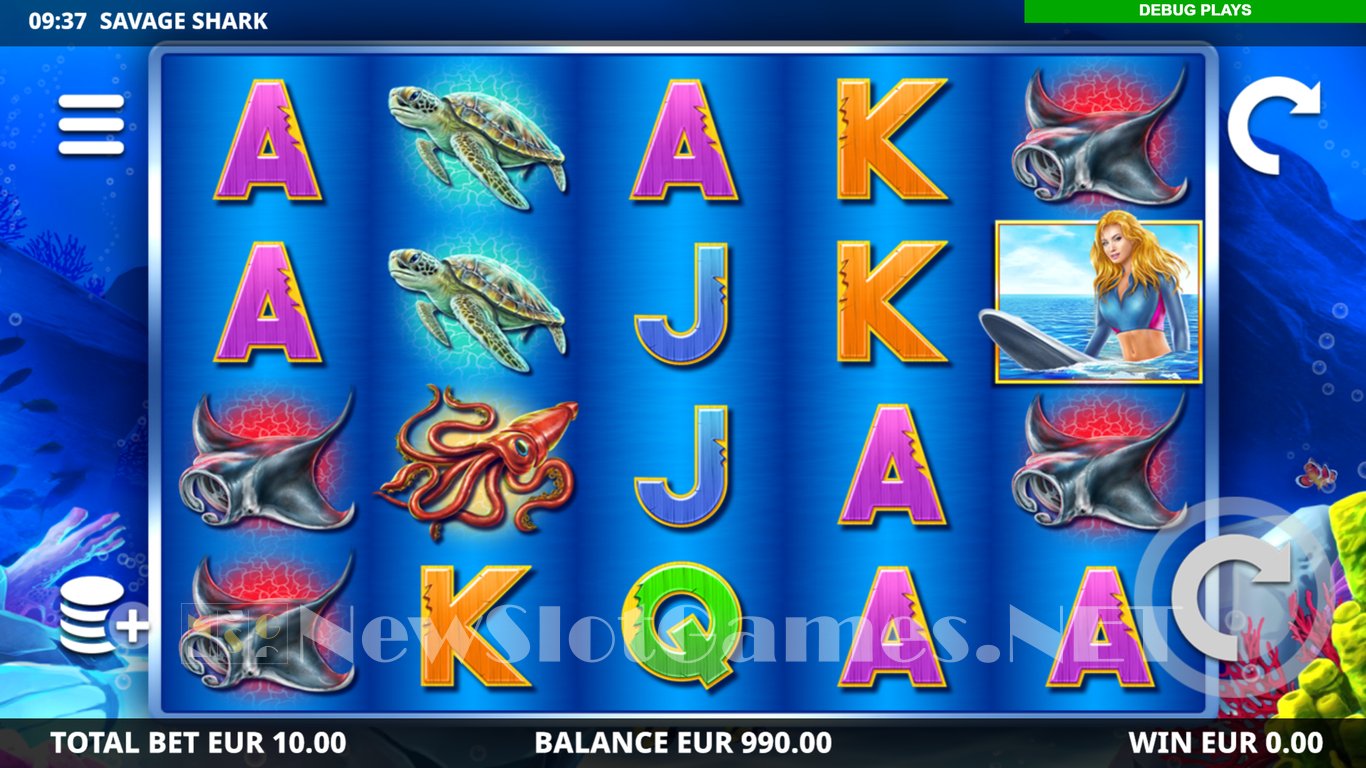 Savage Shark Slot Demo Image