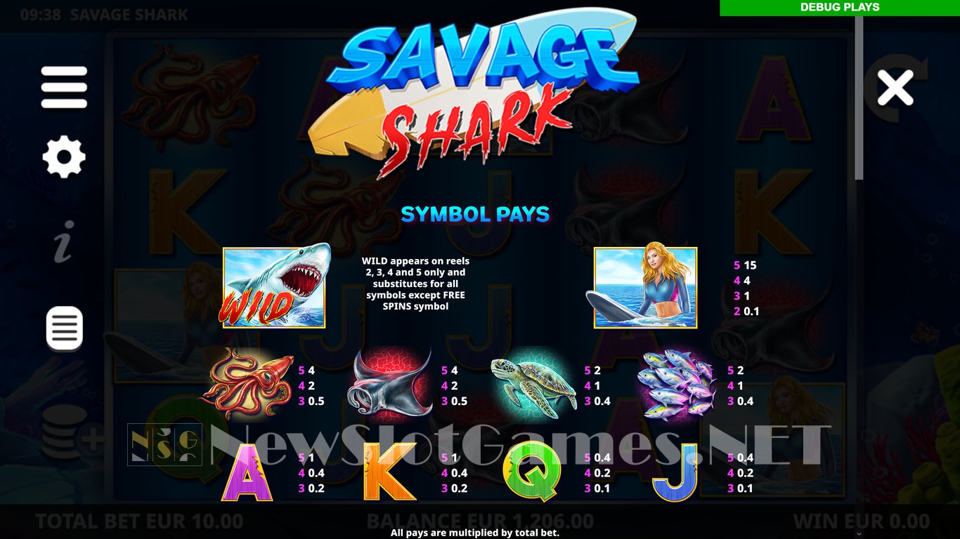 Savage Shark Slot Slot Image in Demo - pic. 2