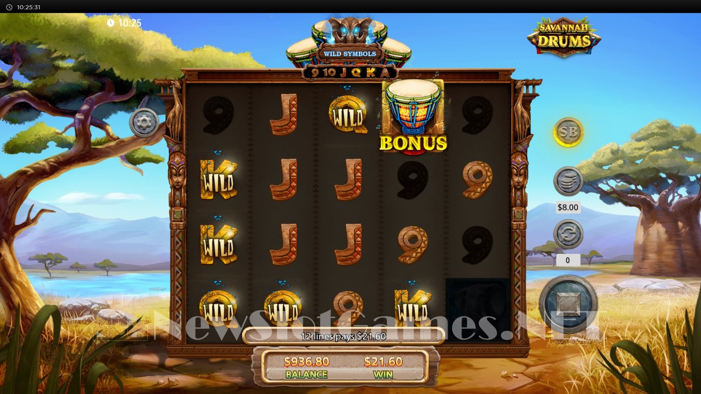 Savannah Drums Slot Slot Image in Demo - pic. 15