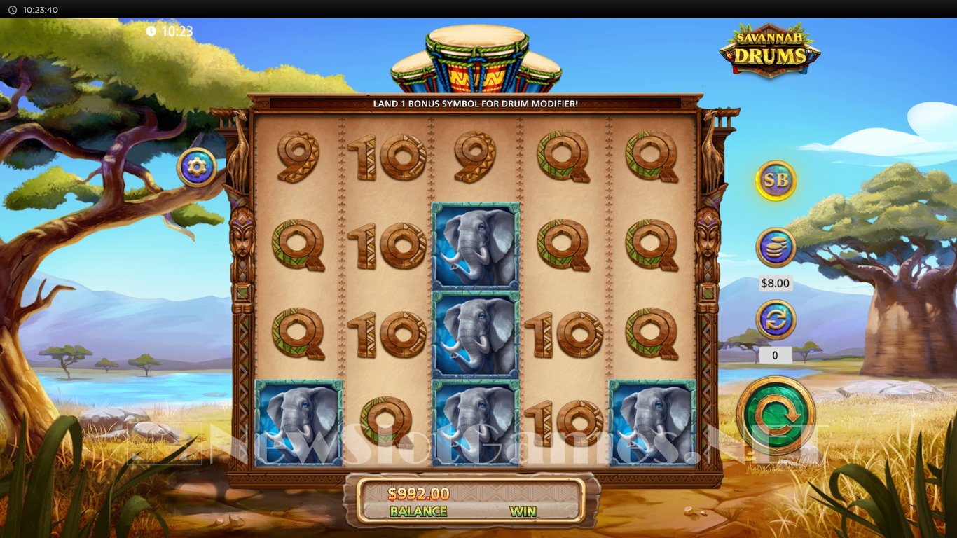 Savannah Drums Slot Slot Image in Demo - pic. 2