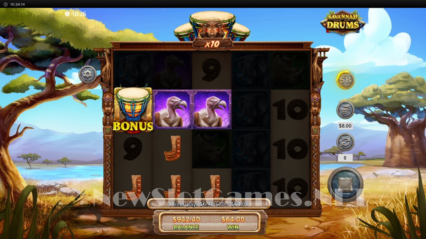 Savannah Drums Slot Slot Image in Demo - pic. 20