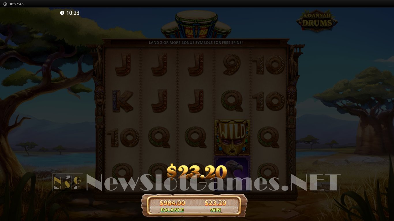 Savannah Drums Slot Slot Image in Demo - pic. 3