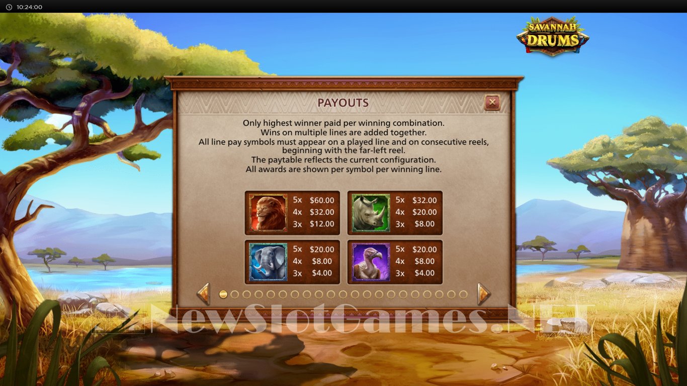 Savannah Drums Slot Slot Image in Demo - pic. 4