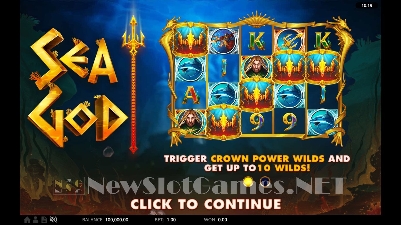 Sea God Slot Demo Image