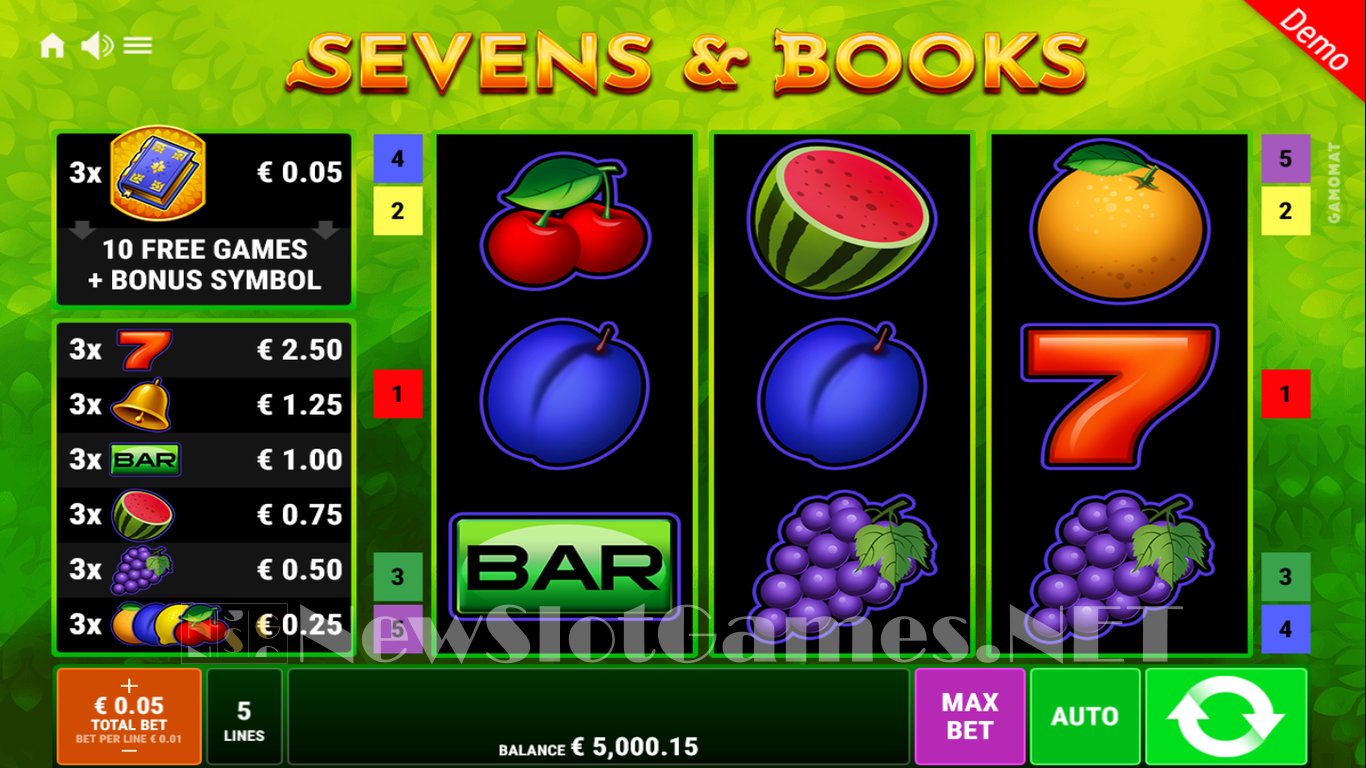 Sevens and Books Slot Slot Image in Demo - pic. 2