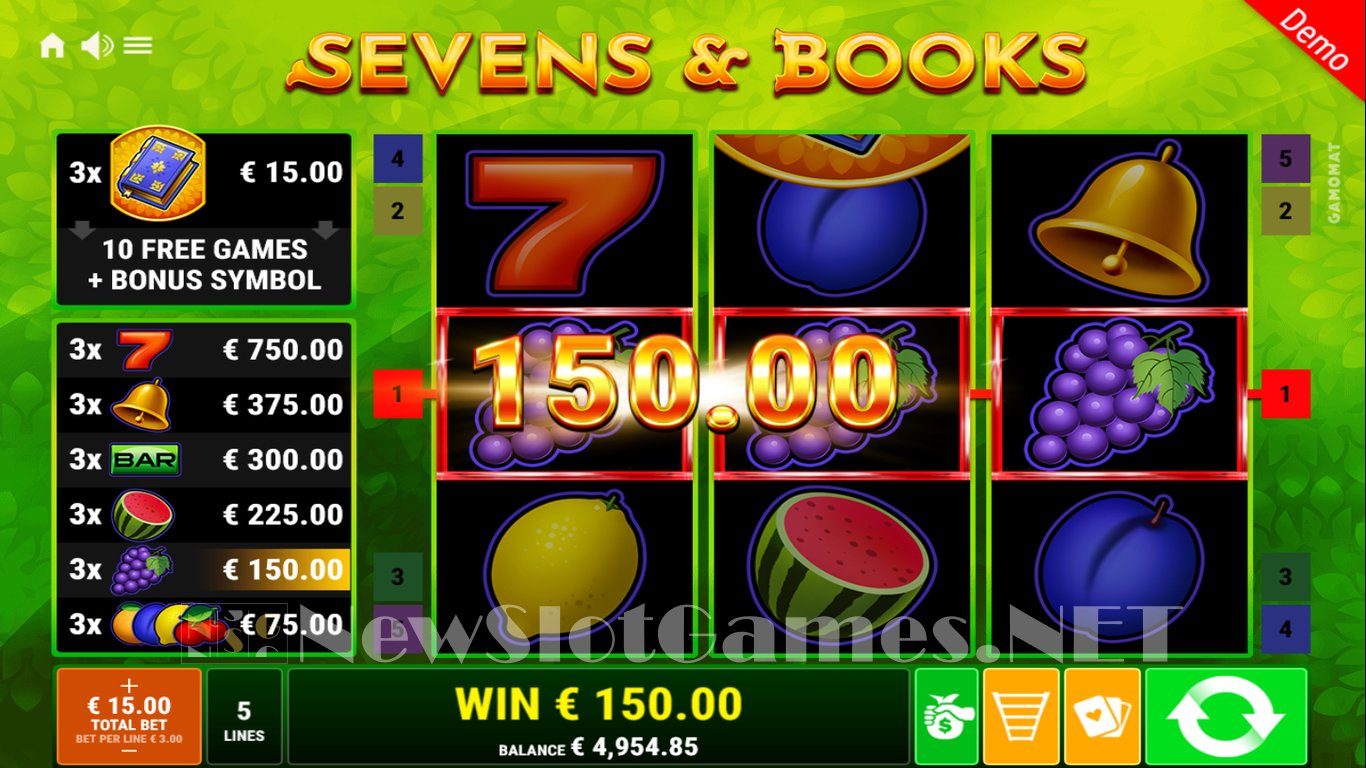 Sevens and Books Slot Slot Image in Demo - pic. 3