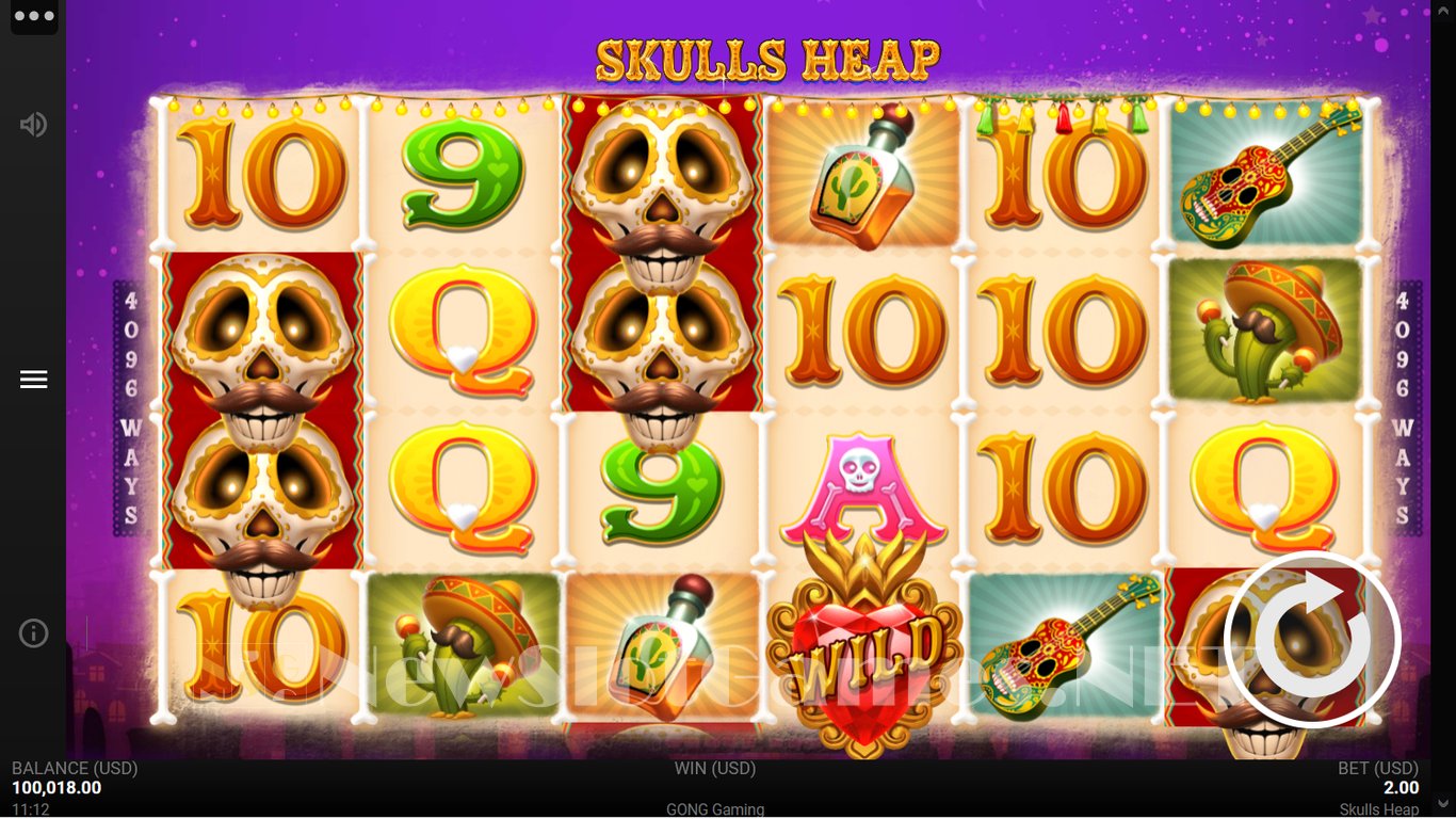 Skulls Heap Slot Demo Image