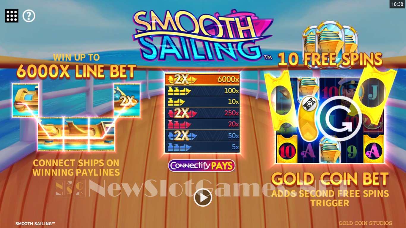 Smooth Sailing Slot Demo Image