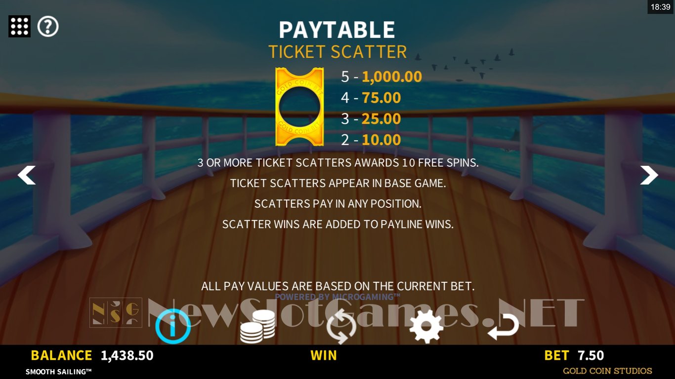Smooth Sailing Slot Slot Image in Demo - pic. 10
