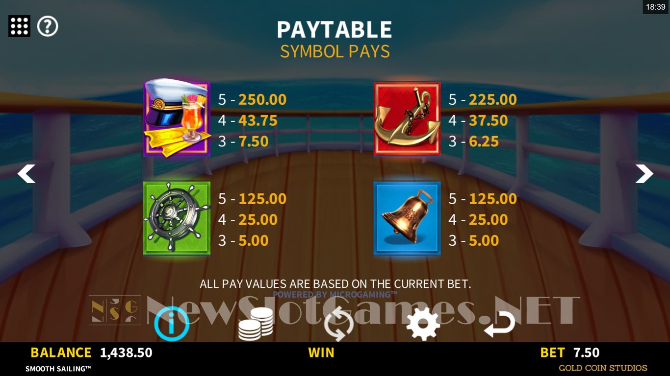 Smooth Sailing Slot Slot Image in Demo - pic. 12