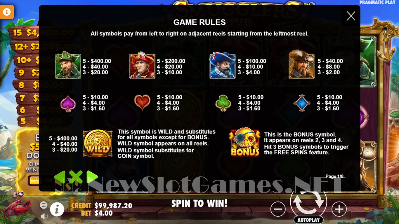Smugglers Cove Slot Slot Image in Demo - pic. 4