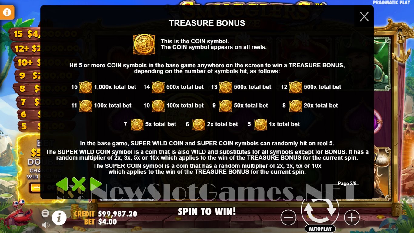 Smugglers Cove Slot Slot Image in Demo - pic. 5