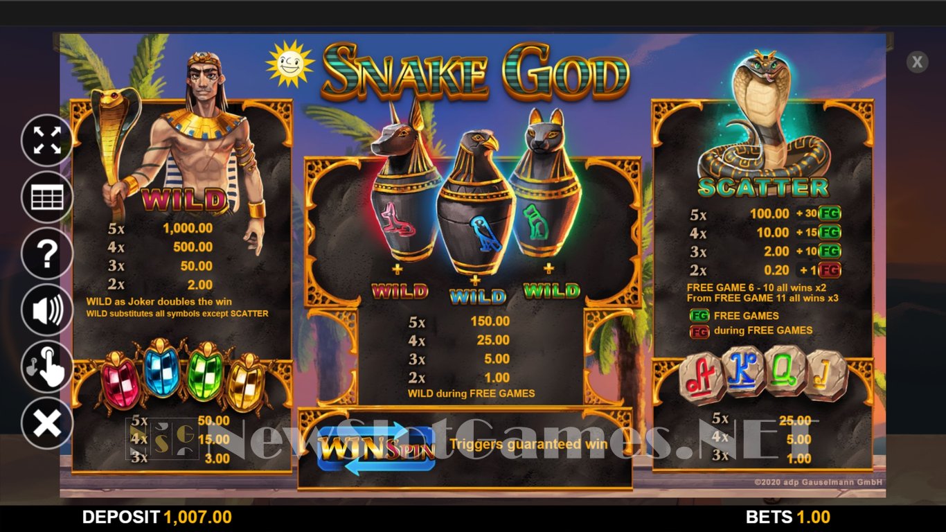 Snake God Slot Slot Image in Demo - pic. 4