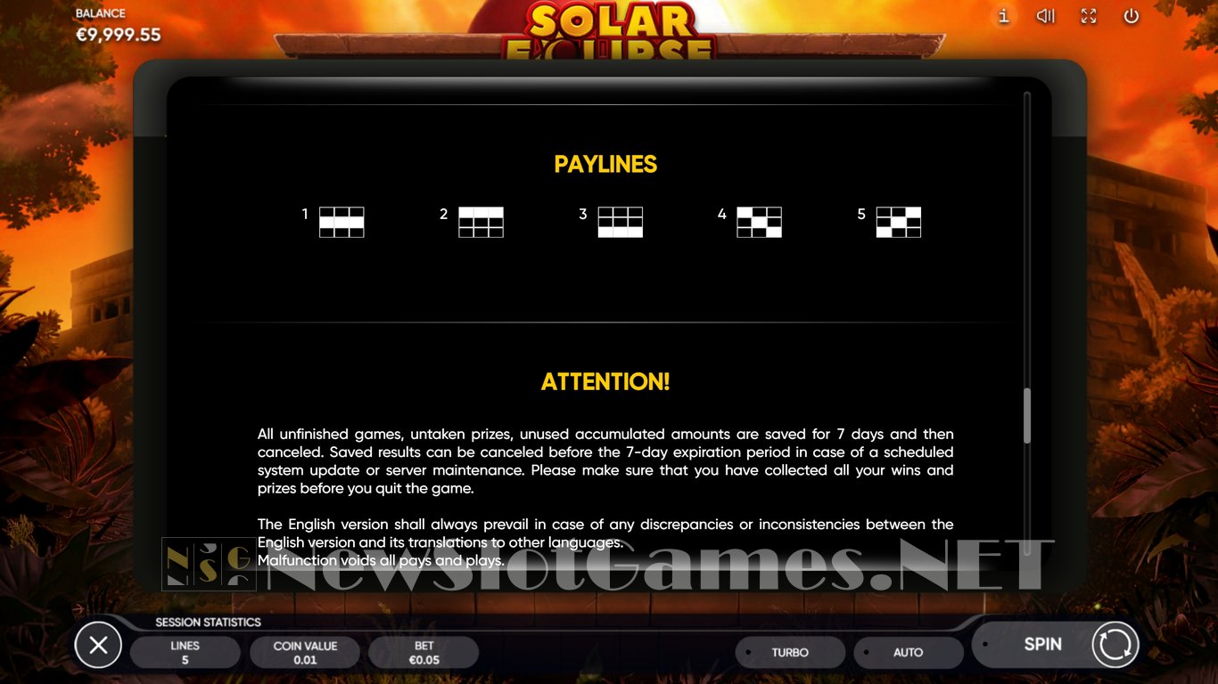 Solar Eclipse Slot Slot Image in Demo - pic. 6