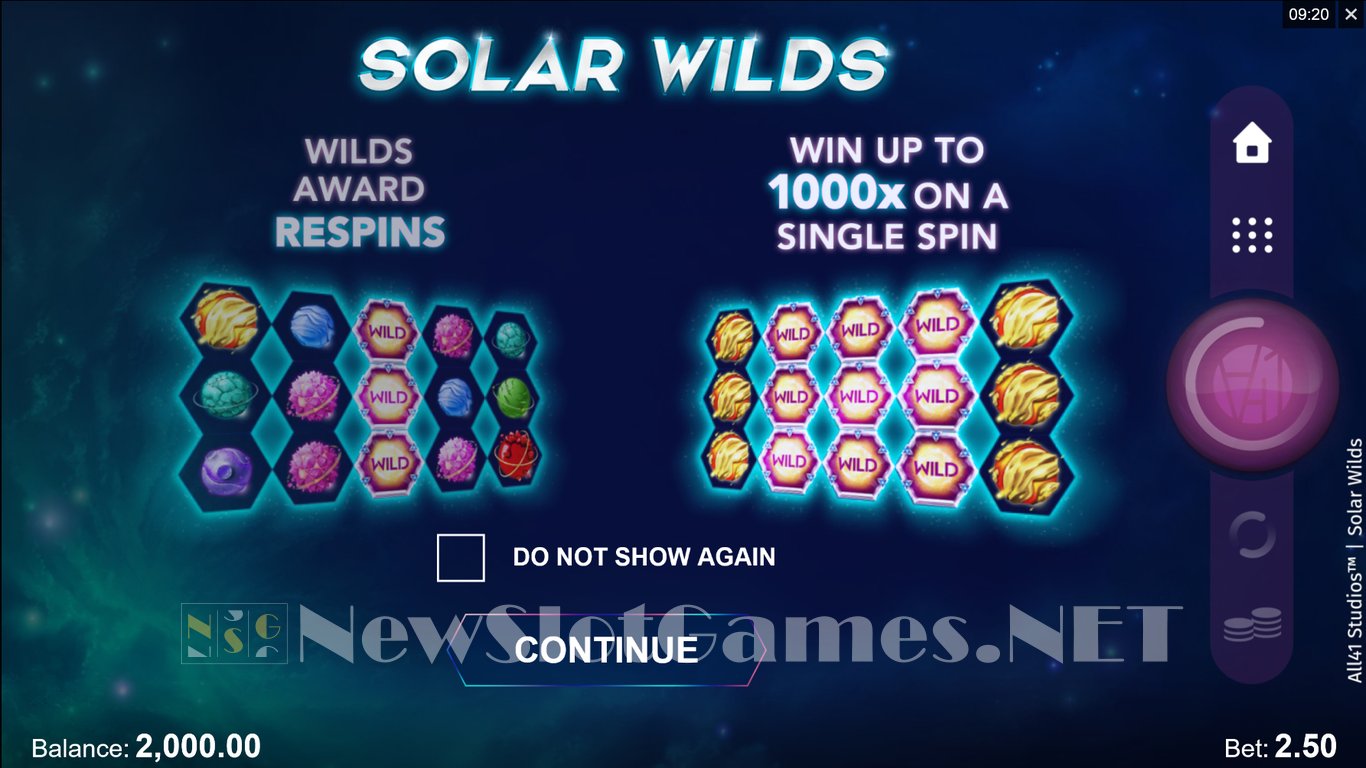 Solar Wilds Slot Demo Image