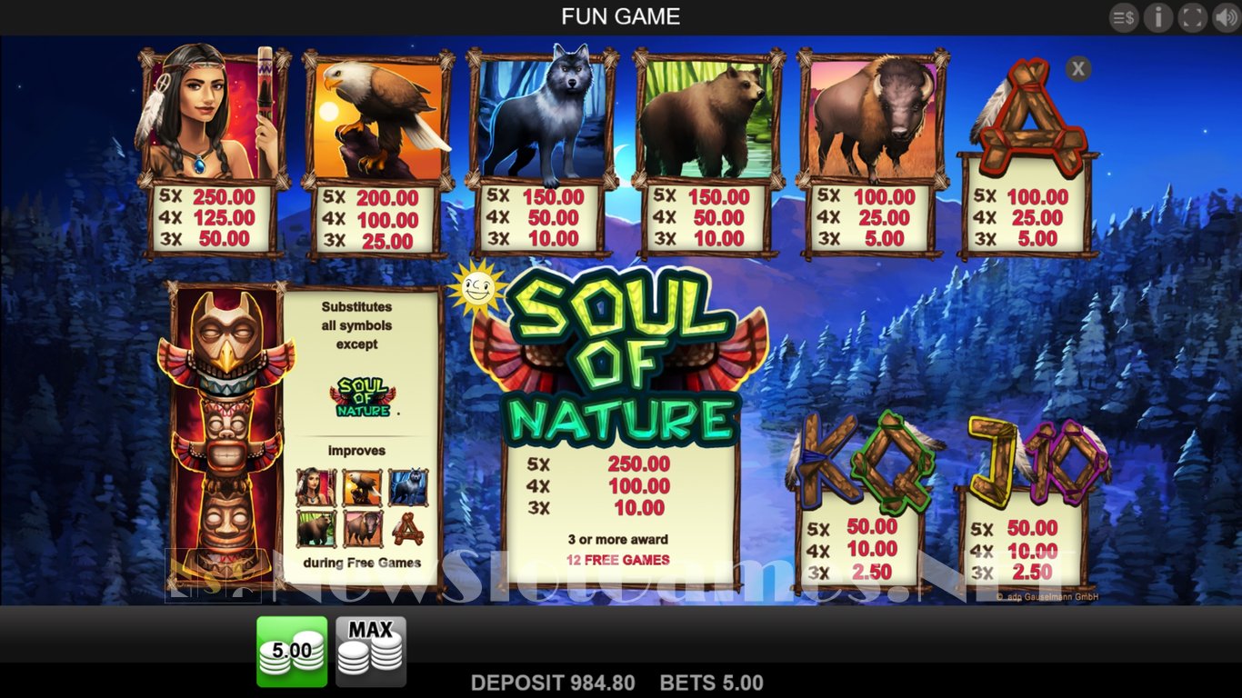 Soul of Nature Slot Slot Image in Demo - pic. 3
