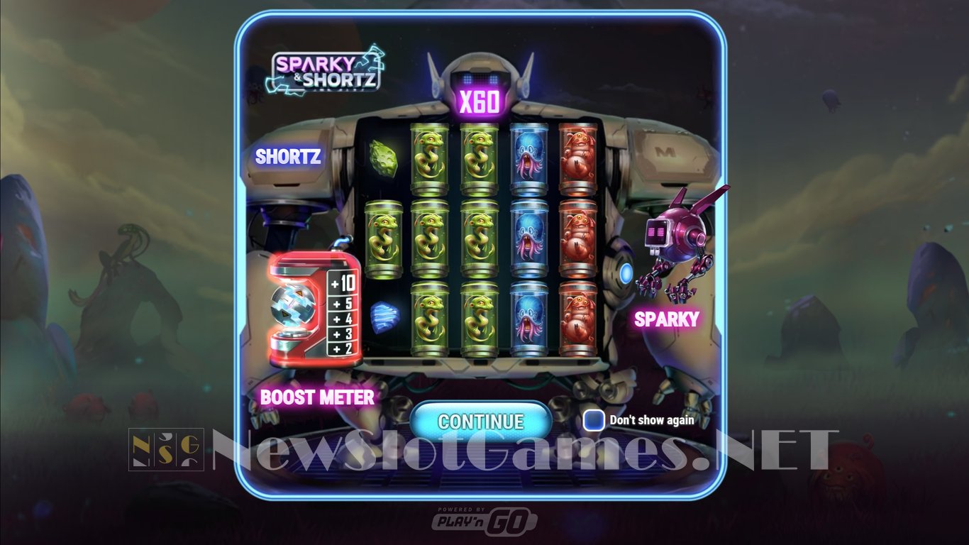 Sparky and Shortz Slot Demo Image