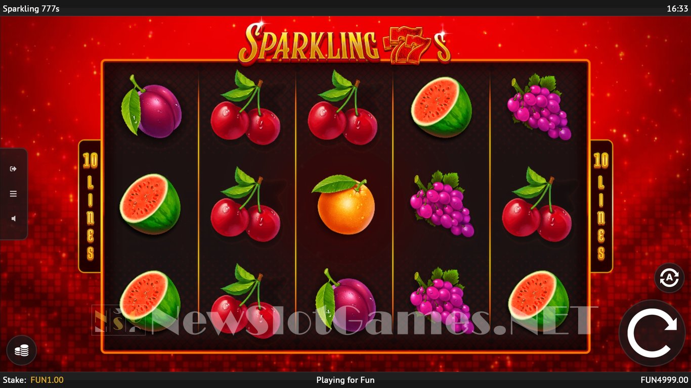 Sparkling 777s Slot Demo Image