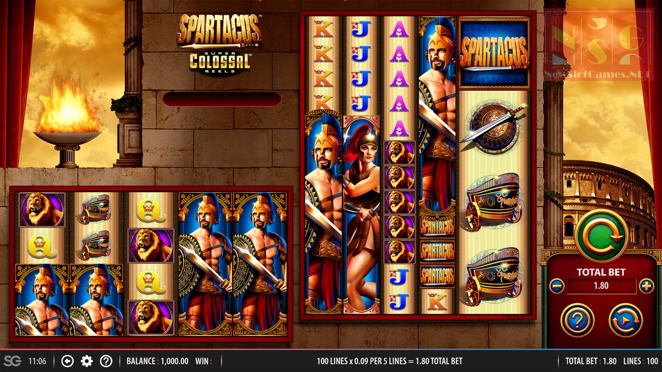 Spartacus Super Colossal Reels Slot Slot Image in Demo - pic. 2