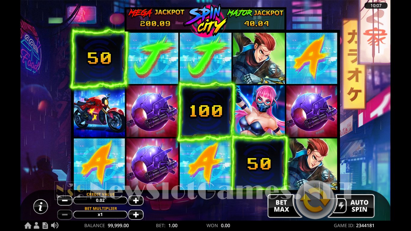 Spin City Slot Slot Image in Demo - pic. 2